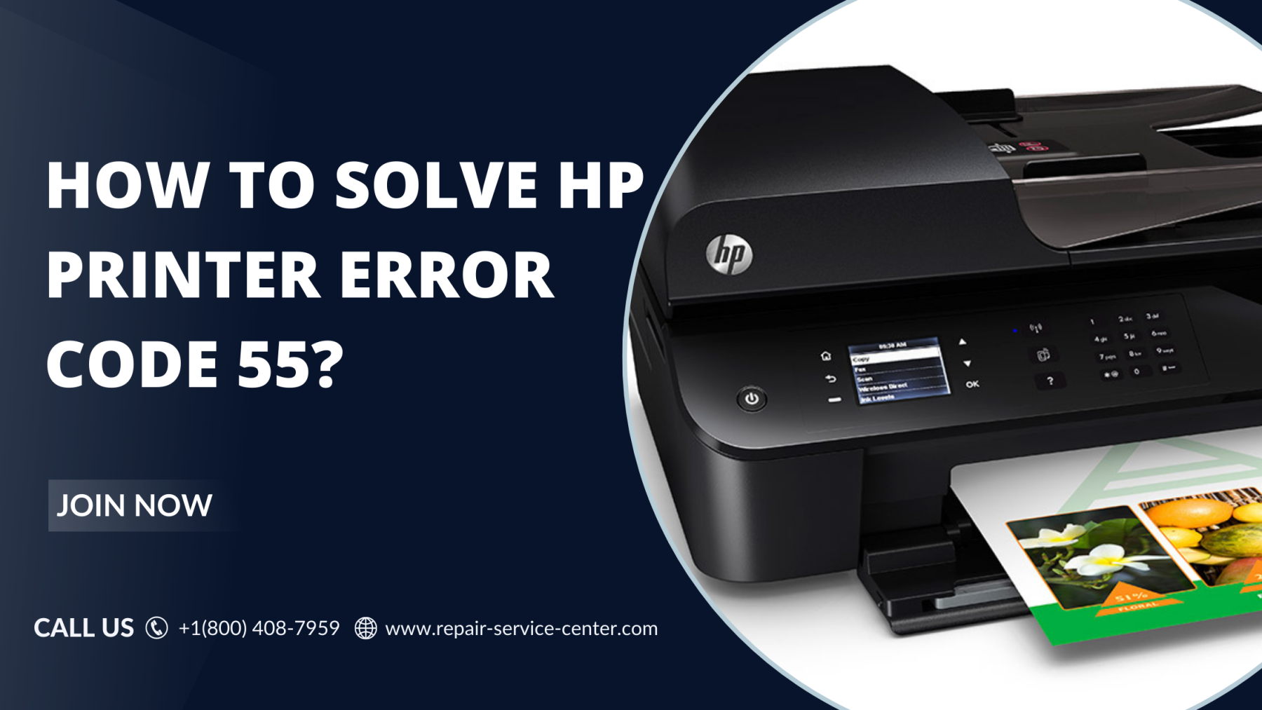 HOW TO SOLVE HP PRINTER ERROR CODE 55 Repair Service Center Blog