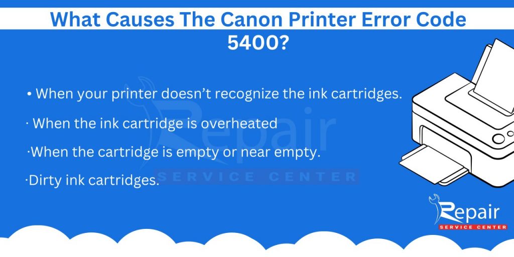 What Does The Canon Printer Error Code 5400 Indicate?