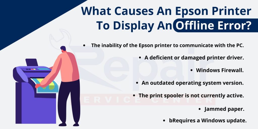 An Epson Printer To Display An Offline Error