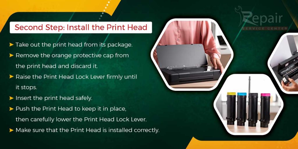   Canon Printer Setup ,  Install the Print Head