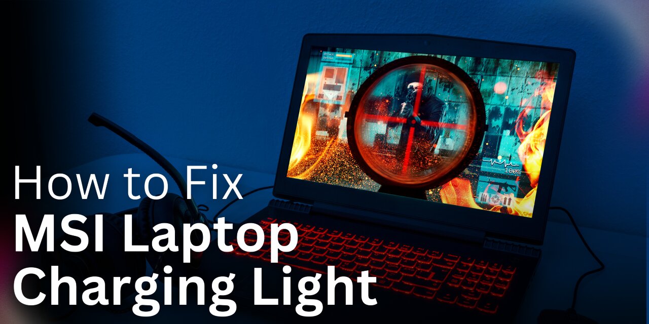 Fix MSI Laptop Charging Light Not Working