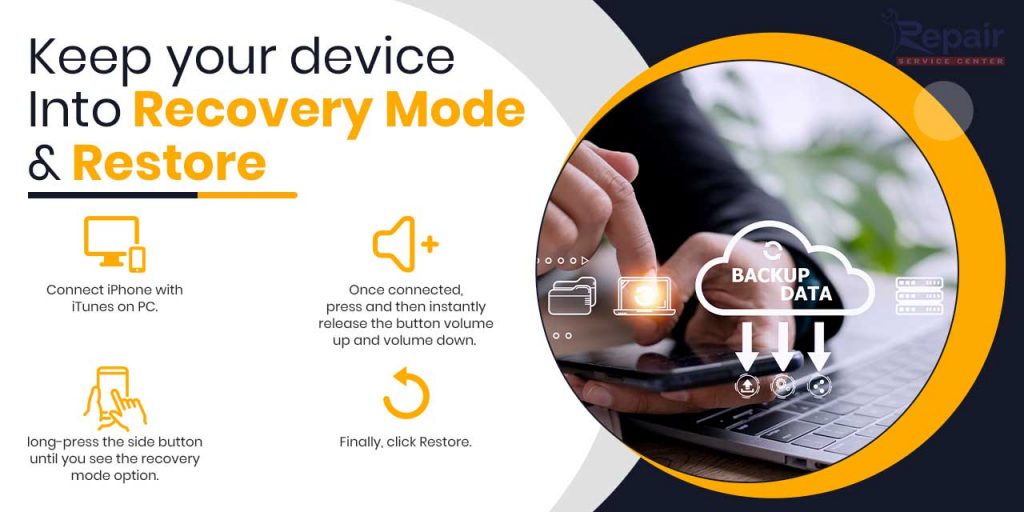  Keep your device Into Recovery Mode & Restore