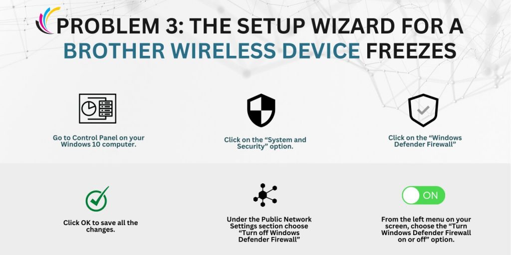 Problem 3: The Setup Wizard for a Brother Wireless Device Freezes ,  Fix Brother Printer Driver Installation Problems