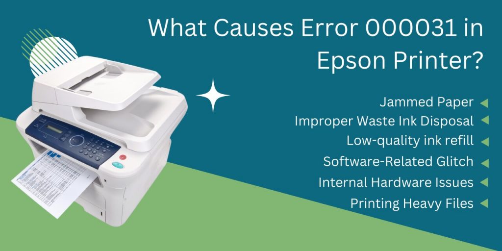 What Causes Error 000031 in Epson Printer? 
