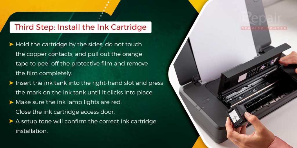 Install the Print Head, canon printer setup