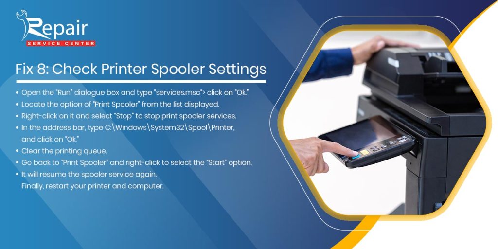 Check Printer Spooler Settings